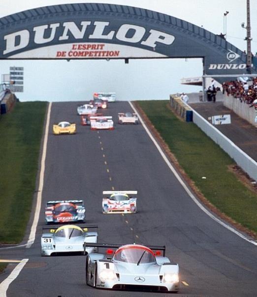 Mercedes-Benz C 291, Sportwagen der Gruppe C, in Le Mans, 1991. 